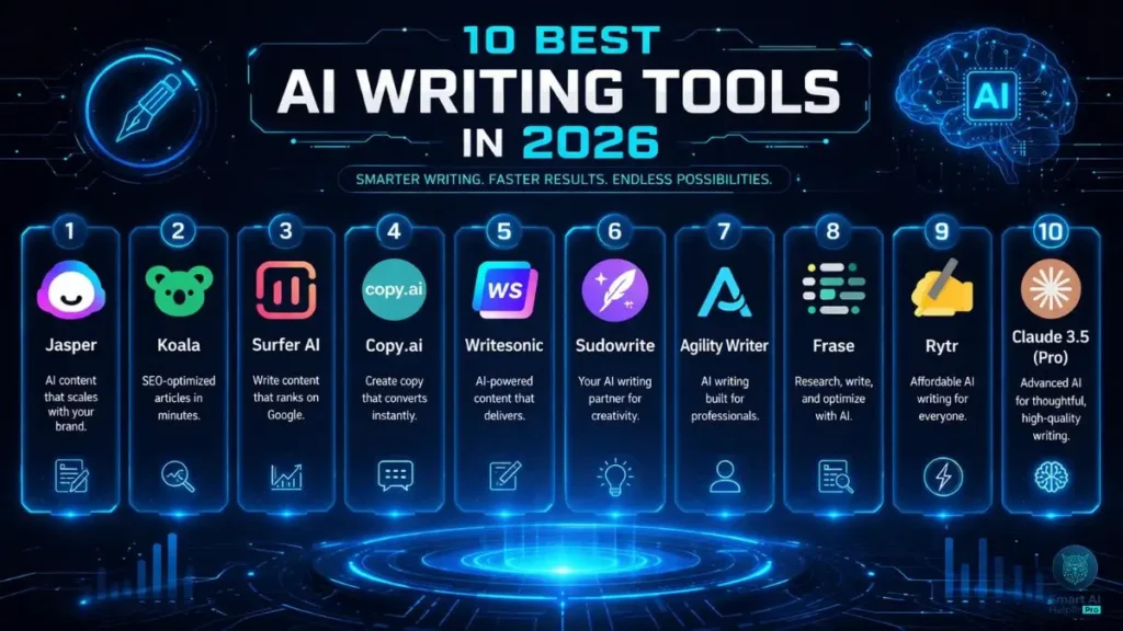 Best AI Writing Tools in 2026 Comparison
