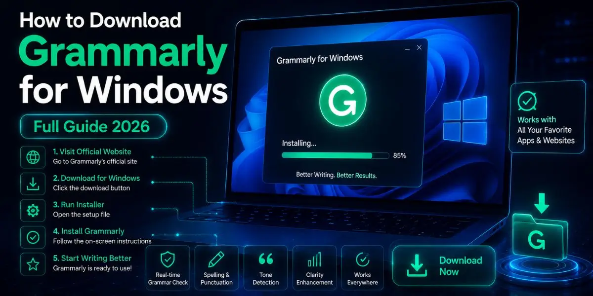 How to Download Grammarly for Windows: Full Guide 2026