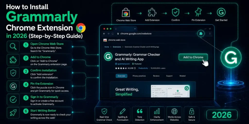 How to Install Grammarly Chrome Extension in 2026