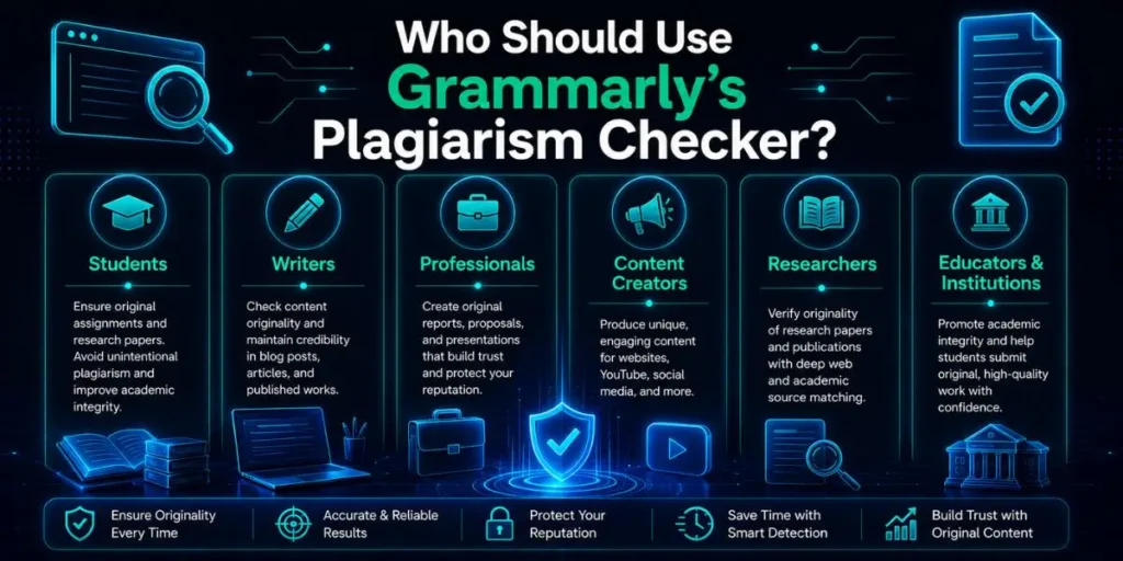 'Who Should Use Grammarly's Plagiarism Checker?