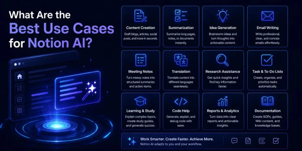 What Are the Best Use Cases for Notion AI?