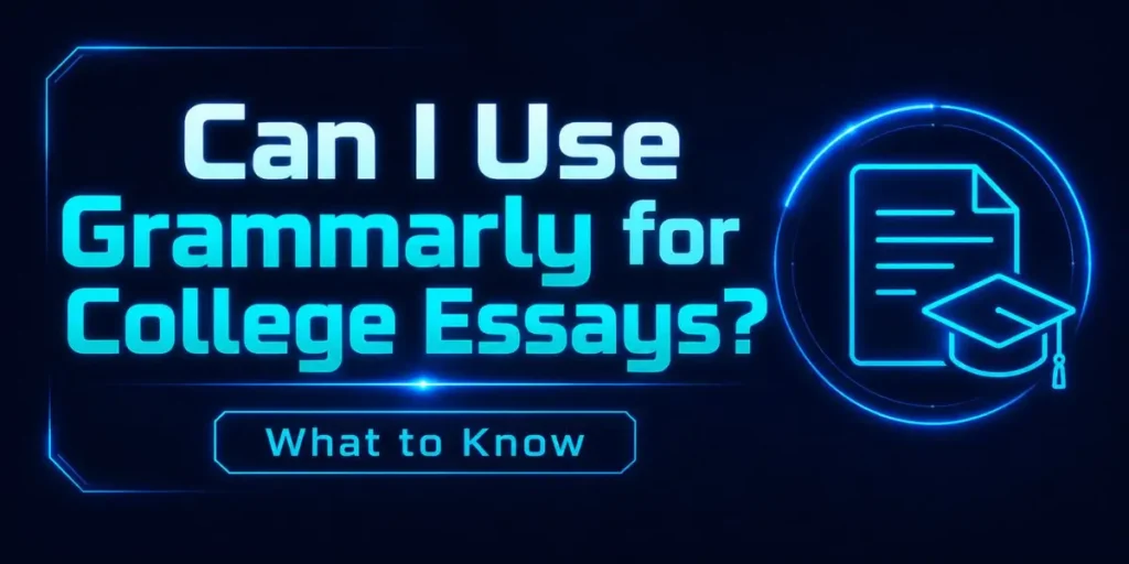 Can I Use Grammarly for College Essays? What to Know