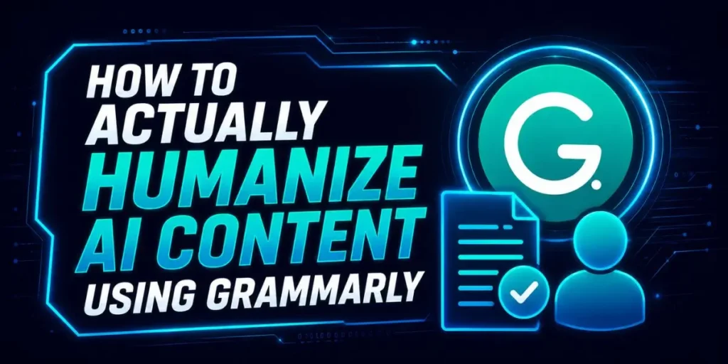 How To Actually Humanize AI Content Using Grammarly