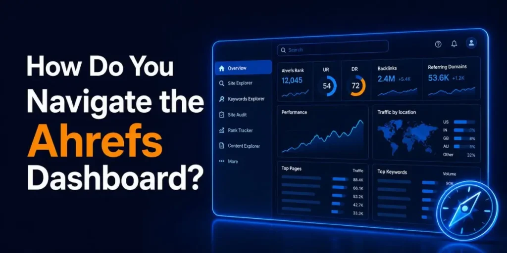 How Do You Navigate the Ahrefs Dashboard?