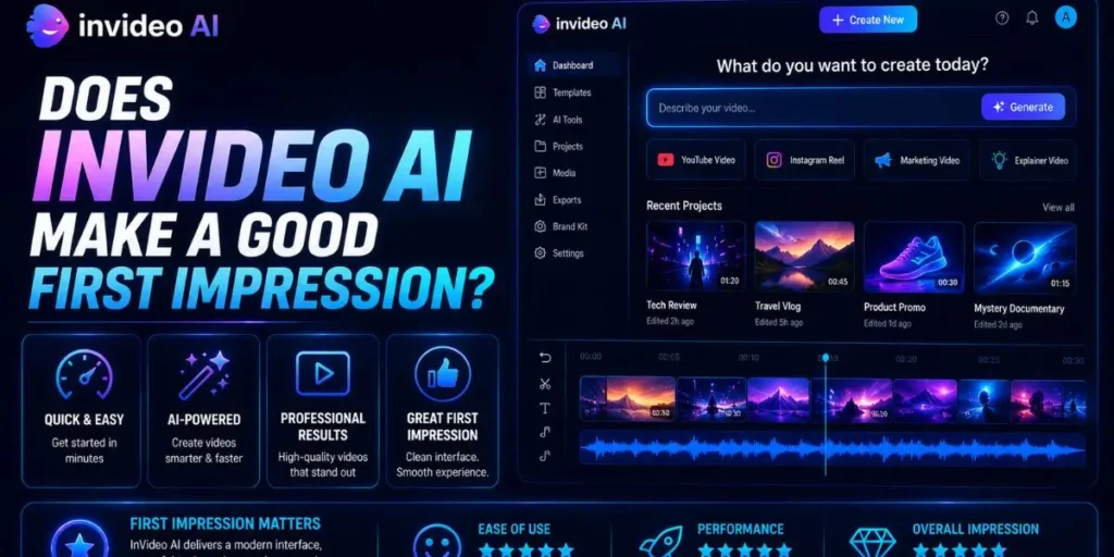 Does InVideo AI Make a Good First Impression?