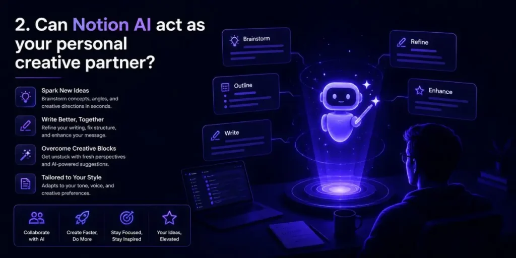 Can Notion AI Act as Your Personal Creative Partner?
