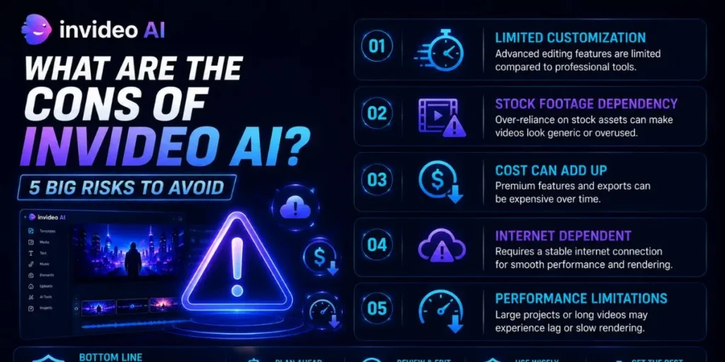 What Are the Cons of InVideo AI?