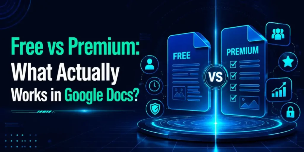 Free vs Premium: What Actually Works in Google Docs?