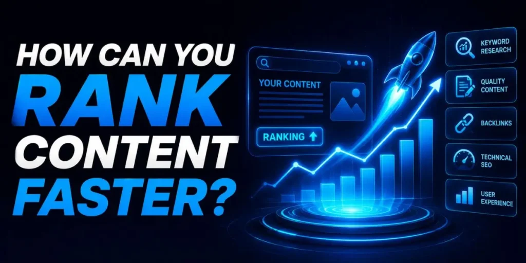 HOW CAN YOU RANK CONTENT FASTER?
