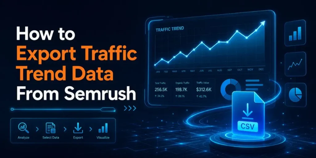How to Export Traffic Trend Data From Semrush