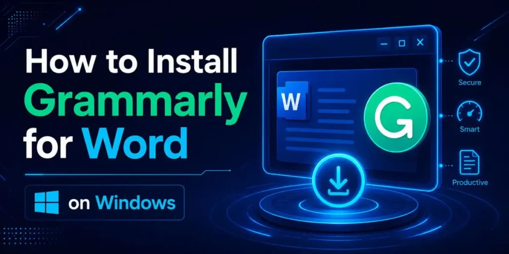 How to Install Grammarly for Word on Windows