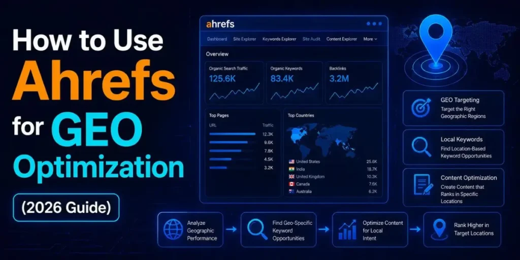 How to Use Ahrefs for GEO Optimization (2026 Guide)