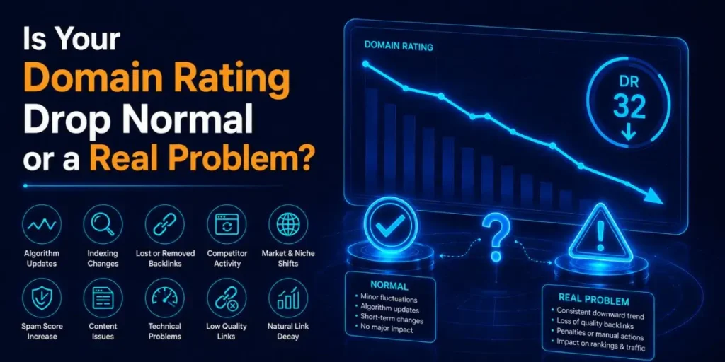 Is Your Domain Rating Drop Normal or a Real Problem?