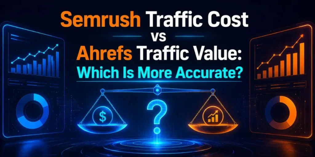 Semrush Traffic Cost vs Ahrefs Traffic Value