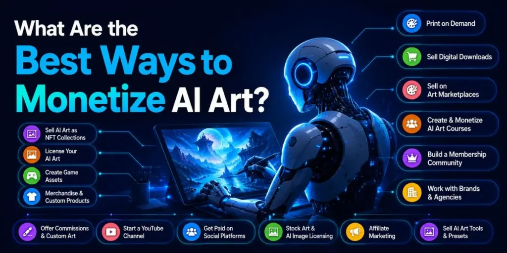 What Are the Best Ways to Monetize AI Art?