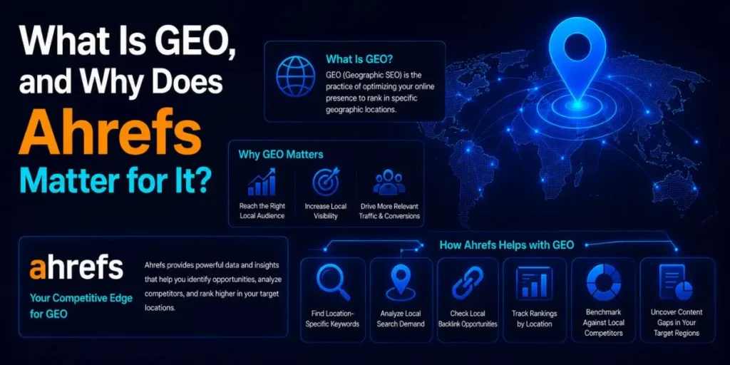 What Is GEO, and Why Does Ahrefs Matter for It?