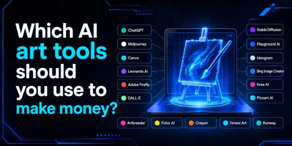 Which AI art tools should you use to make money