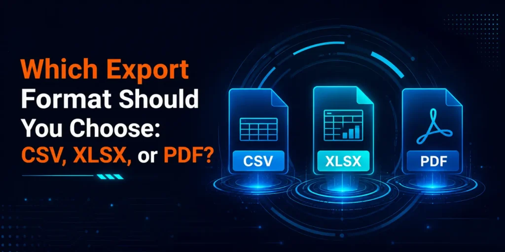 Which Export Format Should You Choose