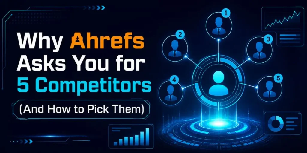 Why Ahrefs Asks You for 5 Competitors