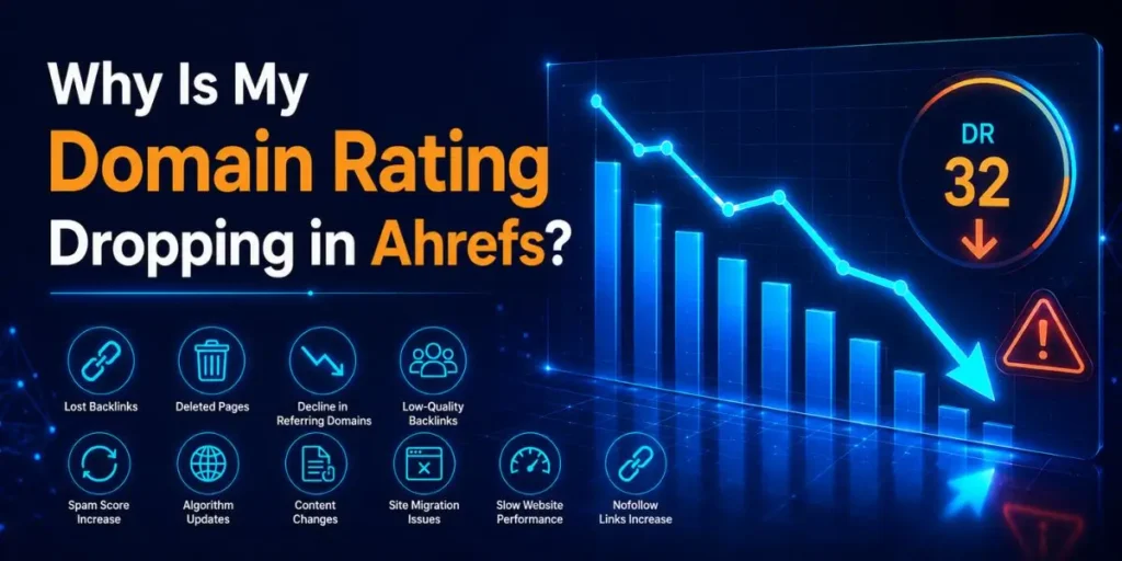 Why Is My Domain Rating Dropping in Ahrefs