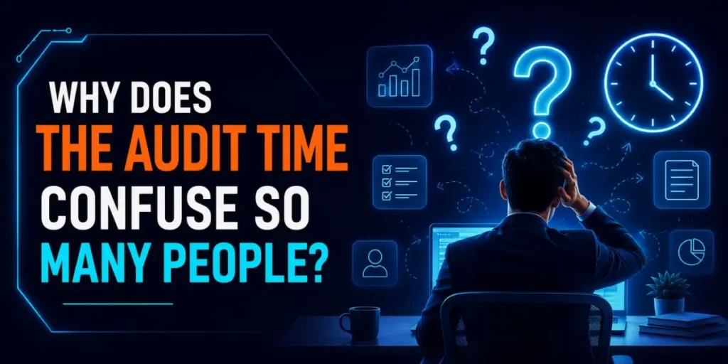 Why does the audit time confuse so many people