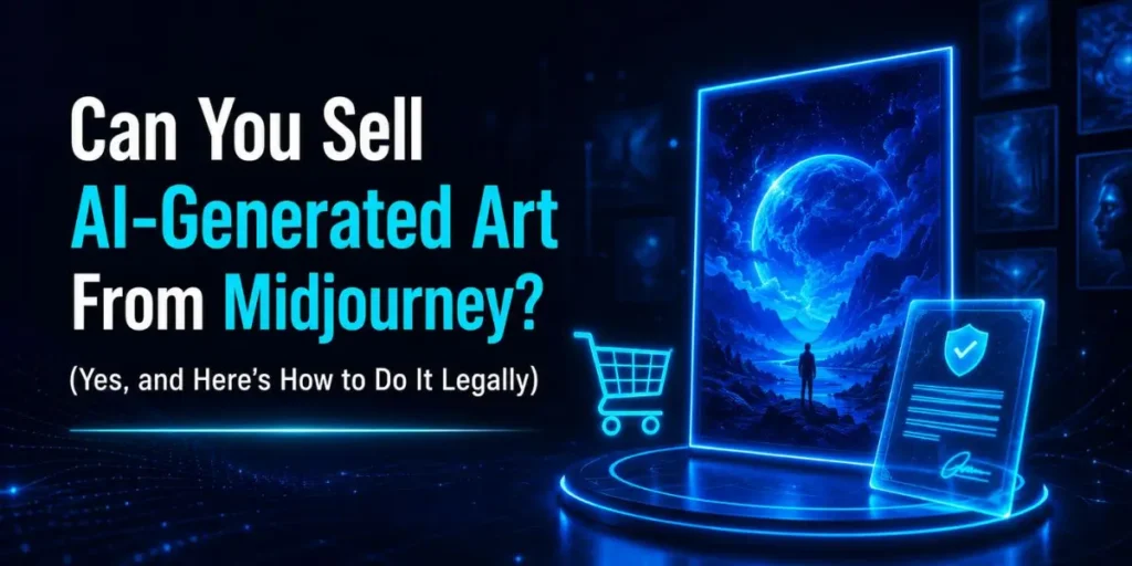 Can You Sell AI-Generated Art From Midjourney